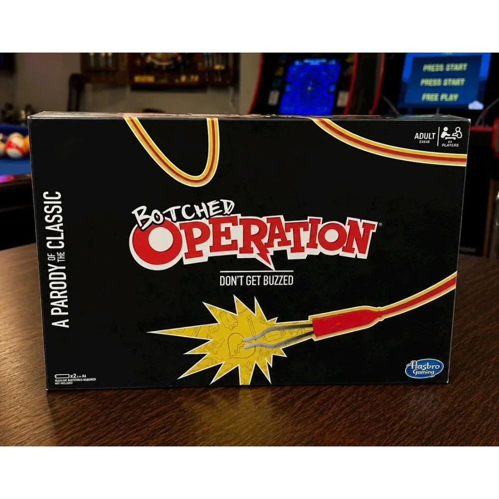 Hasbro Botched Operation Board Game New Sealed Adult Party Parody Classic E4982